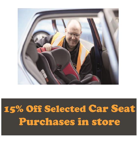 Up To 15% Off Selected Car Seats Instore at Halfords