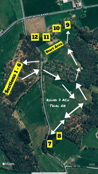 Course details for Round 7 Talon ACU TRIAL GB