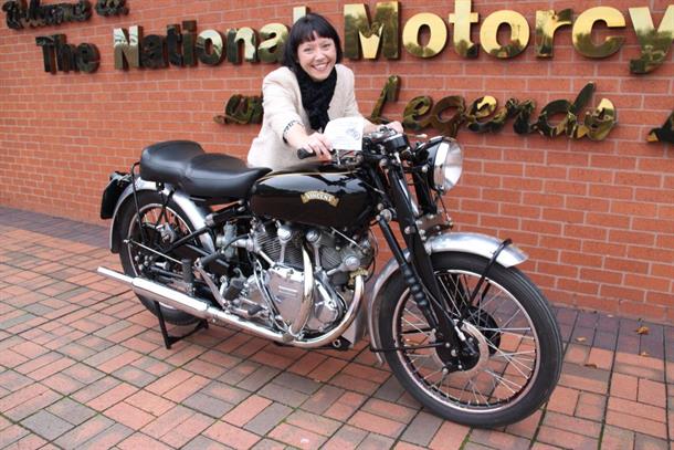 NATIONAL MOTORCYCLE MUSEUM 30th ANNIVERSARY RAFFLE TO WIN A VINCENT RAPIDE- DRAW RESULTS ANNOUNCED