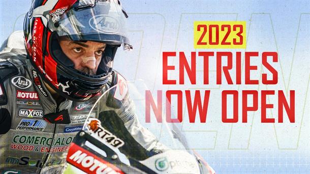 Entries Now Open For TT 2023