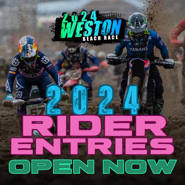 Entries for the 2024 Weston Beach Race are now available!