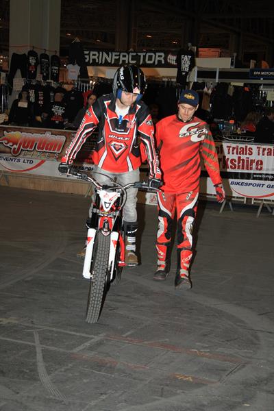 Trials Zone proves a hit at Motorcycle Live.