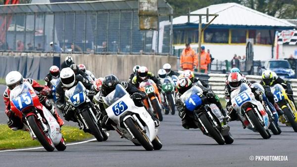 On a charge at Castle Combe for GP Originals