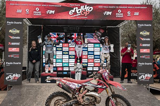 DOUBLE PODIUM AND CAREER-BEST RESULT AT ENDUROGP OF SPAIN FOR NIEVE HOLMES
