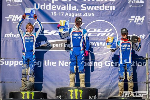 STOCK AND COPPINS VICTORIOUS AS 2025 YZ BLU CRU SUPERFINALE CONCLUDES IN UDDEVALLA