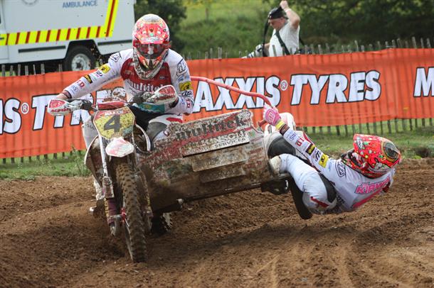 Wilkinson and Kirwin take victory at the 4th round of the Maxxis British Sidecar Cross Championship