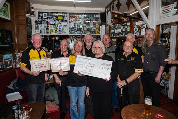 Double Cheque Presentation at The Old Market Inn