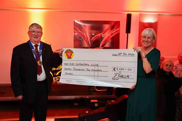 Community Support Helps ‘100 Club’ Raise £7,200 for Southern 100 Supporters Club
