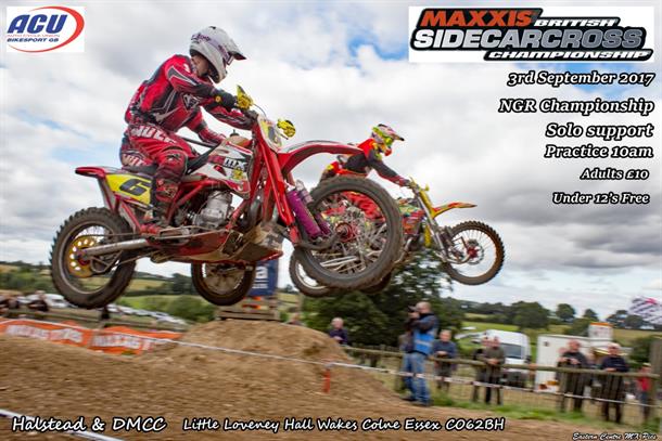 Maxxis British Sidecarcross championship heads to Wakes Colne