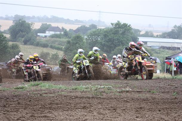 Wet Weather Cuts Short Maxxis Sidecar Crosss Championship at Toddington