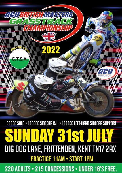 ACU BRITISH MASTERS GRASSTRACK CHAMPIONSHIP 2022