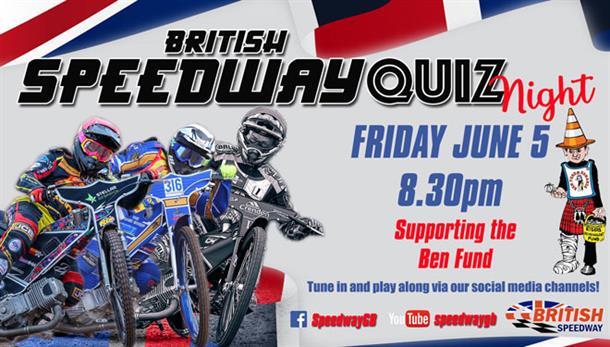 British Speedway Quiz to Support Ben Fund