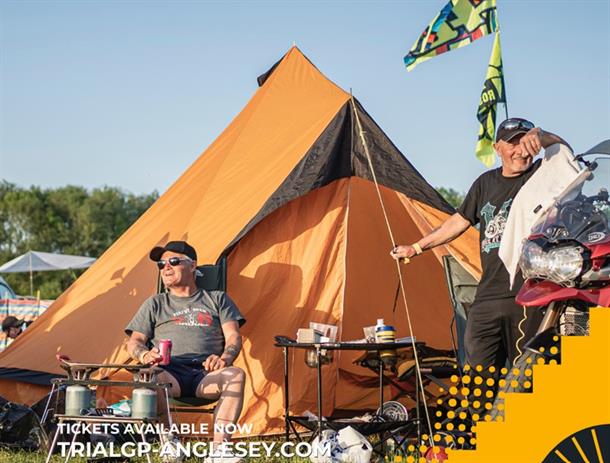 TRIALGP ANGLESEY - LIMITED ONSITE CAMPING BACK ONSALE
