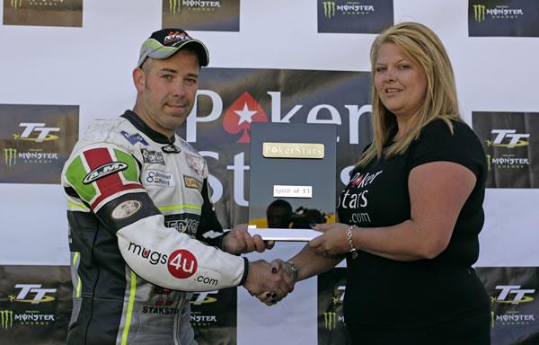 Paul Owen wins inaugural PokerStars 'Spirit of the TT' Award