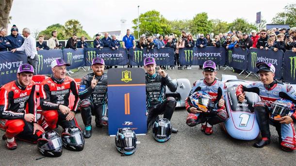 Crowes Join 120mph Club in Second 3wheeling.Media Sidecar TT Win