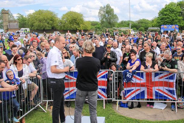 Fans flock to Donington Park to meet star riders ahead of Superbike World Championship