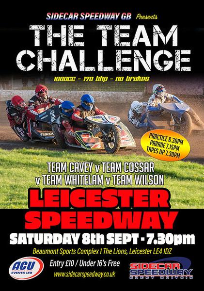 The Sidecars Prepare to Roar in The Lions Den - The Sidecar Speedway GB Team Challenge