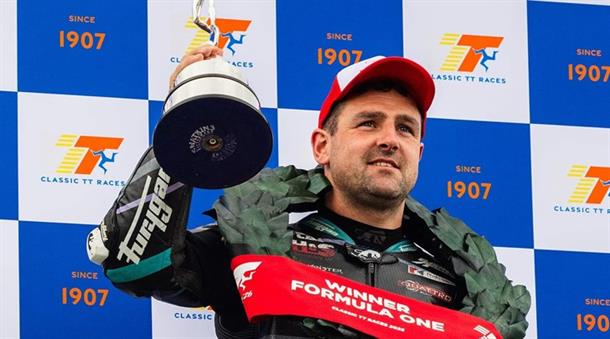 HISTORIC PERFORMANCE AS DUNLOP WINS FORMULA ONE CLASSIC TT