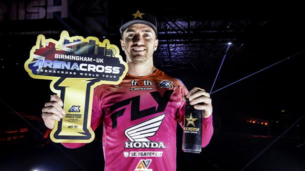 Dean Wilson – set to defend UK Arenacross Title