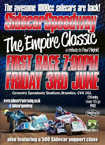 Sidecar Speedway Empire Classic