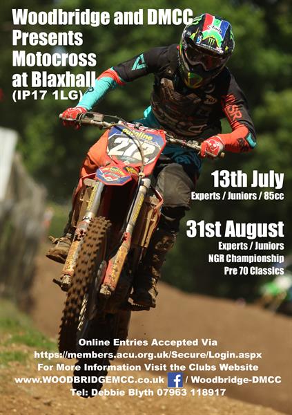 85cc join the action at Blaxhall on 13th July.