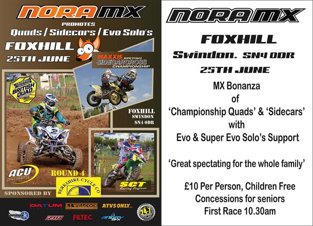 Maxxis ACU British Sidecar Cross Championship moves to Foxhill on Sunday