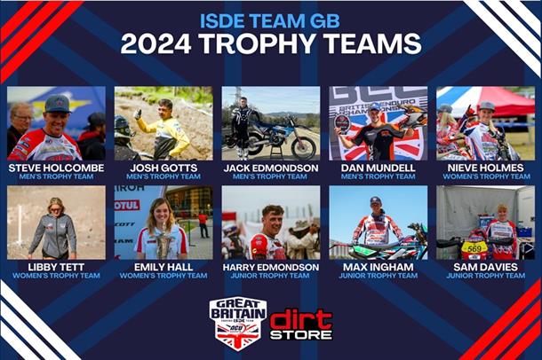 ISDE Team GB announces 2024 rider lineup