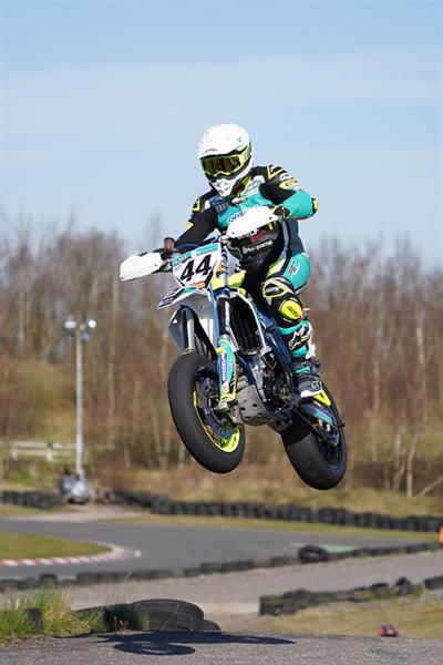 Sun Gods Looked Down on the ACU British Supermoto Championship Warm Up Event