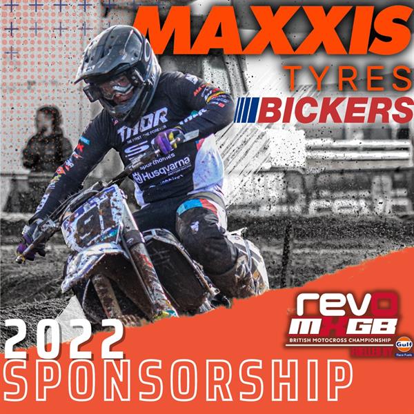 Maxxis and Bickers return as partners of the Revo ACU British Motocross Championship
