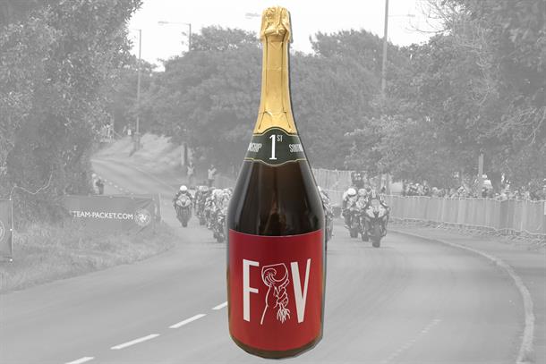 Southern 100 Podium Bottles Raise £1,200.00 for Riders Benevolent Funds