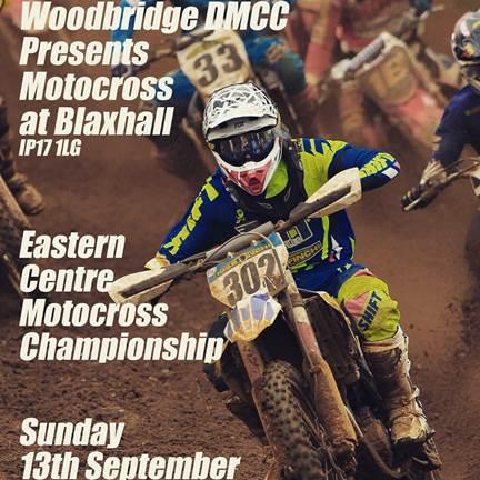 Entries required for 7th round of the Eastern Centre Motocross Championship at Blaxhall on the 13th 