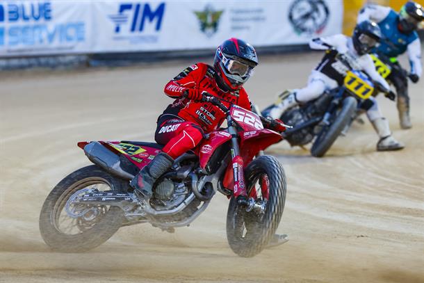 Boughen lines up hat-trick at round three of FIM Flat Track World Championship