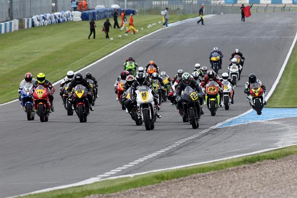 Bumper race schedule at Donington Park this weekend from British Motorcycle Racing Club