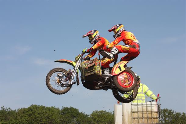 Brown and Millard win Round 2 of the Maxxis Sidecarcross Championship