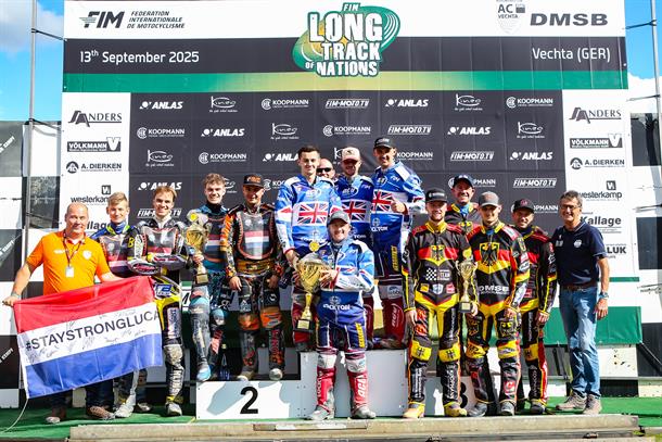 Great Britain strikes FIM Long Track of Nations gold in Vechta