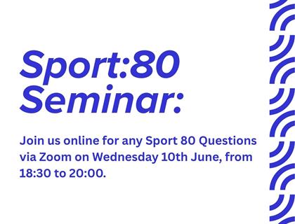 Sport:80 Online Support Seminar