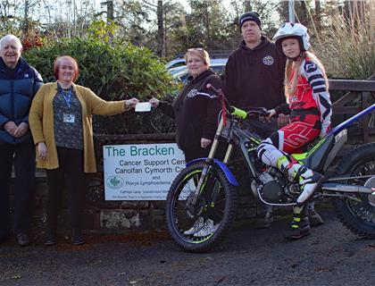 Llandrindod Wells & District Motor Club has donated £3,000 to charity