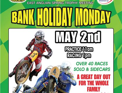 East Anglian Spring Trophy heads to Chelmsford on Bank Holiday Monday – 2nd May