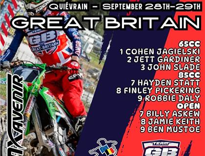 Team GB name 2024 Coupe de l’Avenir Motocross Championship riders