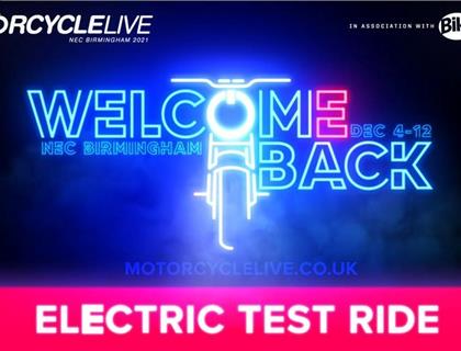 Join the Electric revolution at Motorcycle Live