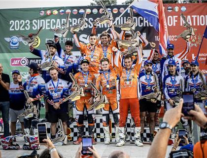 Sensational Foden fires Team GB to Second in 2023 FIM Sidecarcross of Nations