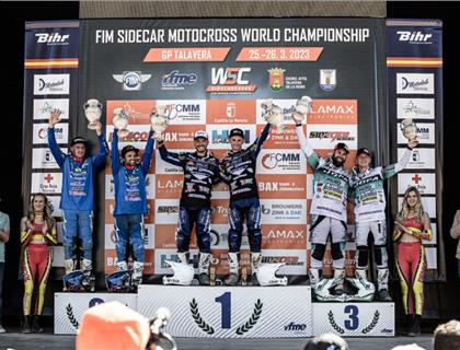 Wilkinson & Millard second in Talavera! 2023 World Sidecarcross Championship Round 1