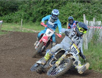 Luke Benstead takes the final in GH Motorcycles and GB Finch Evening MX at Wattisfield
