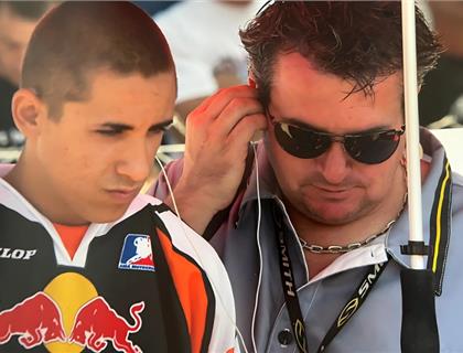 Mike Alessi in for Team USA at VMXdN Hawkstone