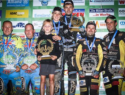 Brit’s Mount European Sidecar Championship Podium