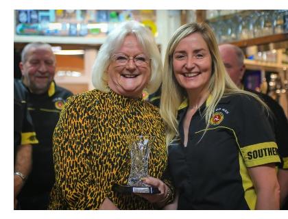 Special Presentation to Southern 100 Supporter