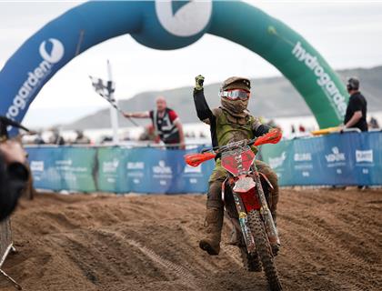 Todd Kellett Does the Treble at the Hydrogarden Weston Beach Race Powered By KTM