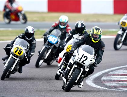 Classic Bikers Leather Up for Donington Park Festival