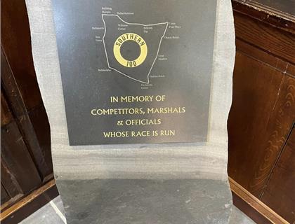 Southern 100 Memorial laps, & Service at Malew Church