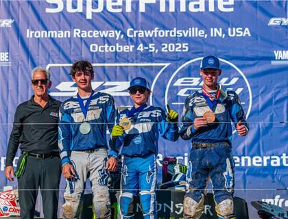 Drew Stock third in Yamaha YZ bLU cRU World Superfinale in America